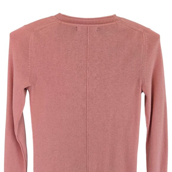 Banana Republic Womens Coral Button-Front Silk Blend Cardigan Sweater - Picture 5 of 7